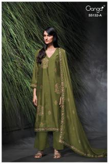 Ganga giulia 5132 mangalagiri cotton dress materials wholesale